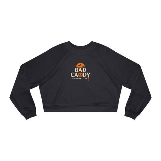 Bad Caddy Apparel Co. Halloween Trendy Cropped Fleece Pullover