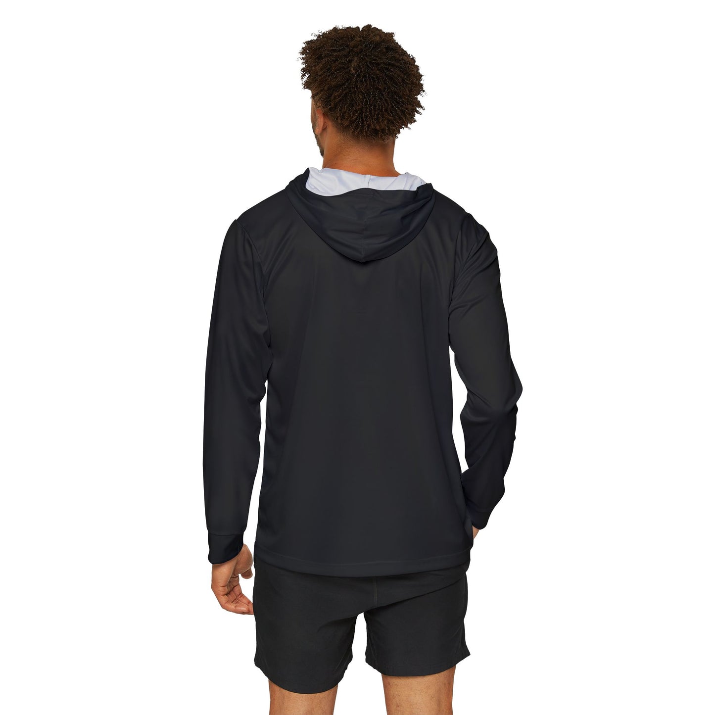 Men's Performance Warmup Hoodie, Athletic Layering Top, Sports Hoodie, Fitness Apparel, Activewear, Casual Sportswear