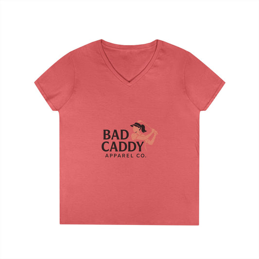 Bad Caddy Apparel Co. Ladies' V-Neck T-Shirt