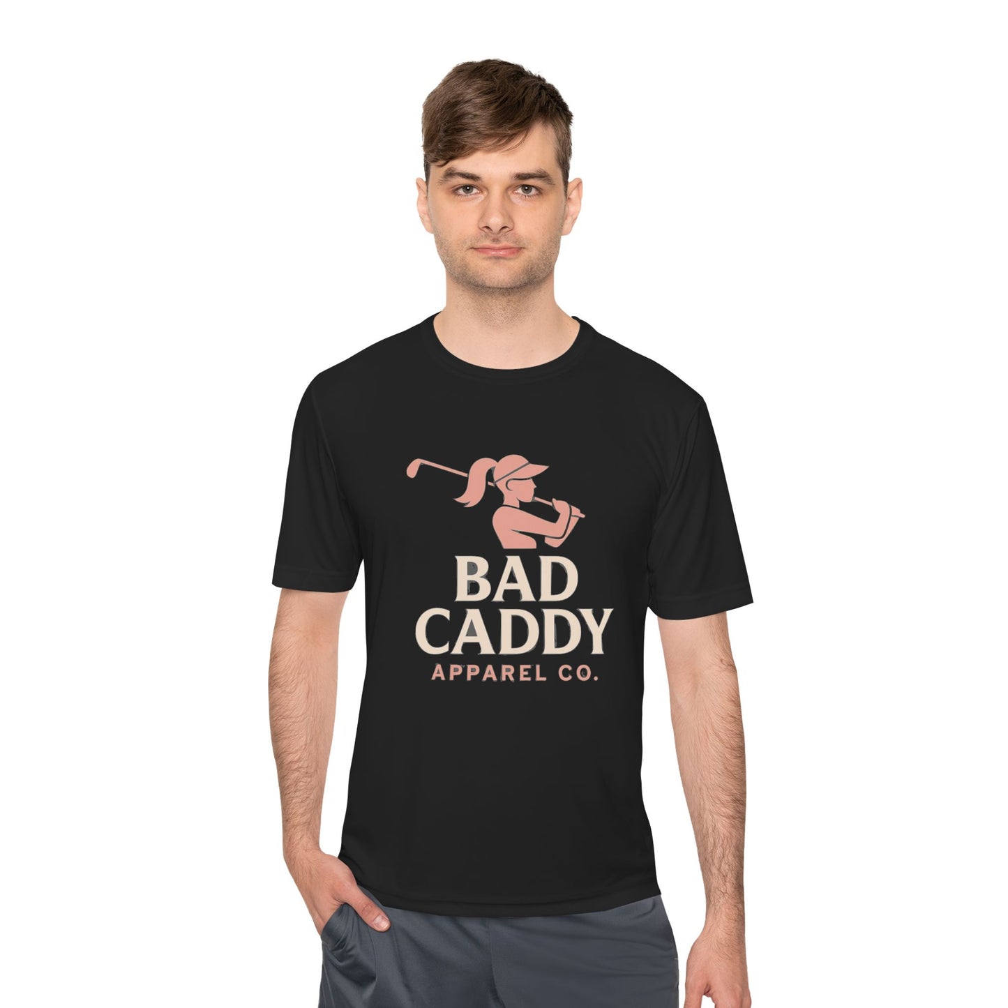 Bad Caddy Golf Tee - Unisex Moisture Wicking Tee