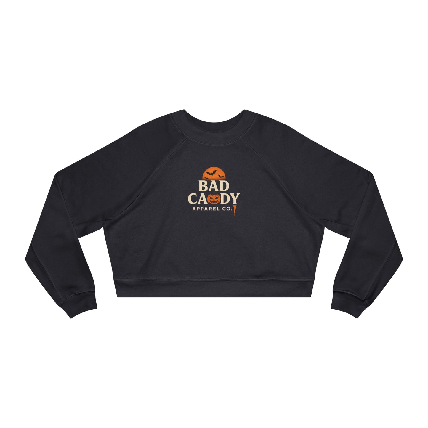 Bad Caddy Apparel Co. Halloween Trendy Cropped Fleece Pullover