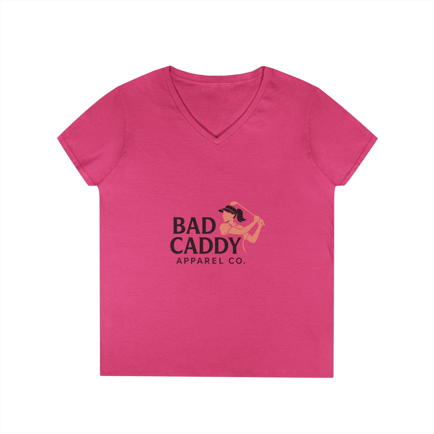 Bad Caddy Apparel Co. Ladies' V-Neck T-Shirt