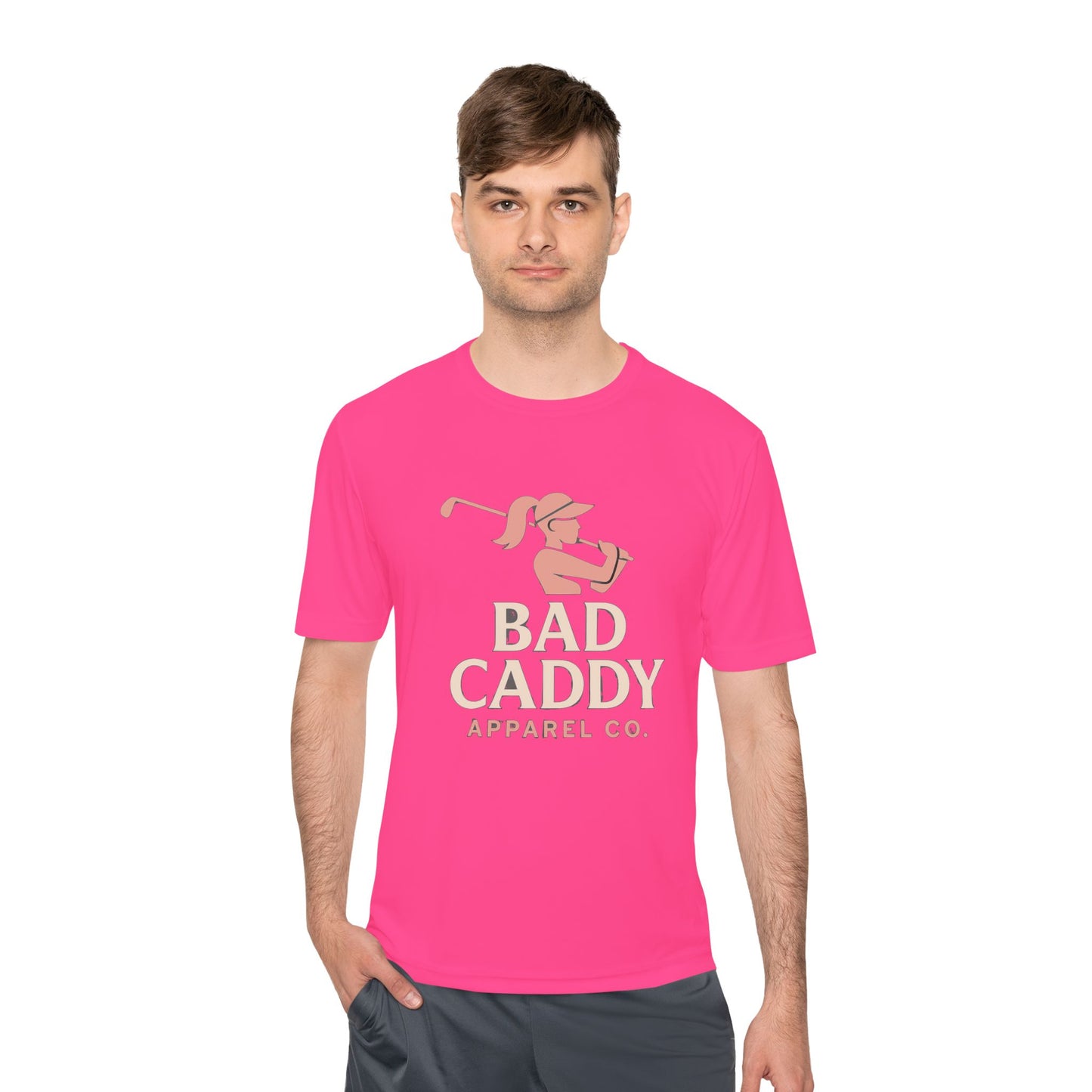 Bad Caddy Golf Tee - Unisex Moisture Wicking Tee