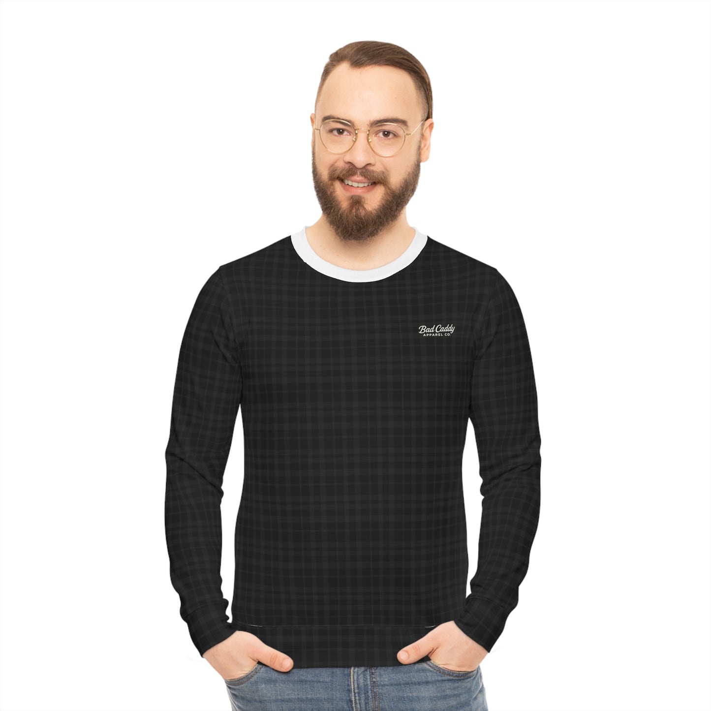 Bad Caddy Apparel Co. Plaid Lightweight Sweatshirt