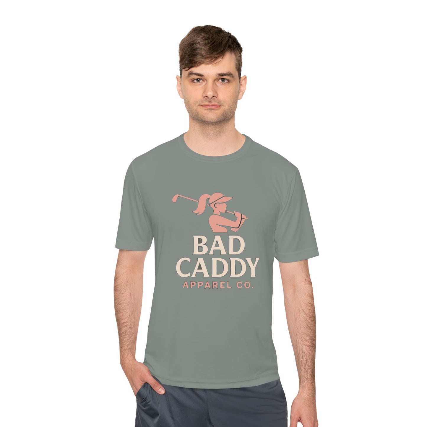 Bad Caddy Golf Tee - Unisex Moisture Wicking Tee