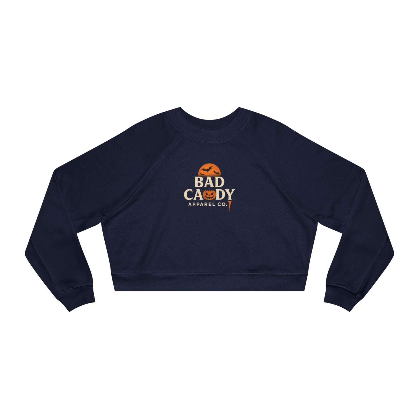 Bad Caddy Apparel Co. Halloween Trendy Cropped Fleece Pullover