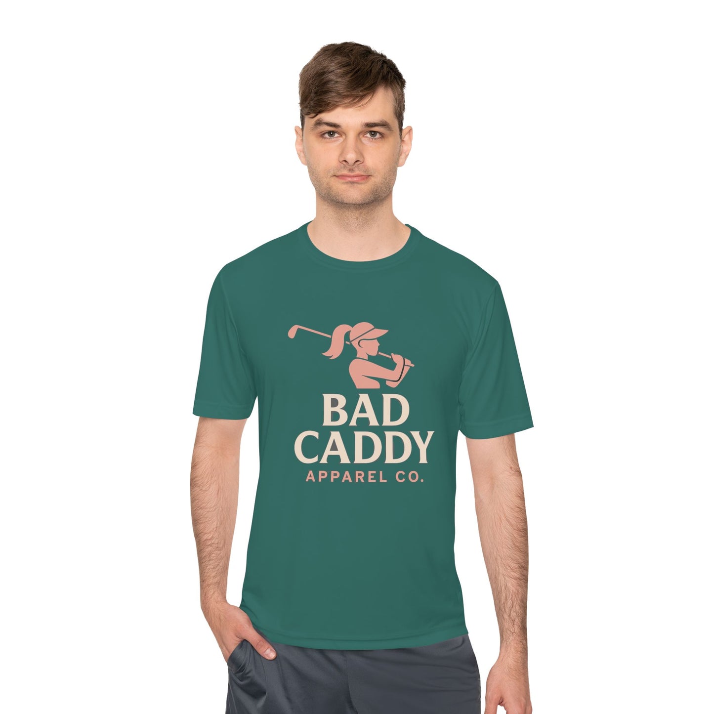 Bad Caddy Golf Tee - Unisex Moisture Wicking Tee