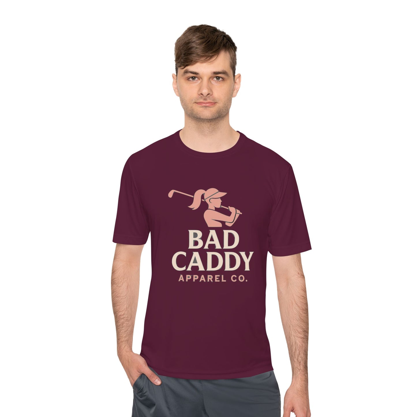 Bad Caddy Golf Tee - Unisex Moisture Wicking Tee