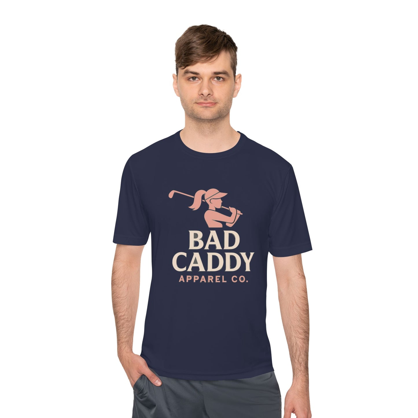 Bad Caddy Golf Tee - Unisex Moisture Wicking Tee