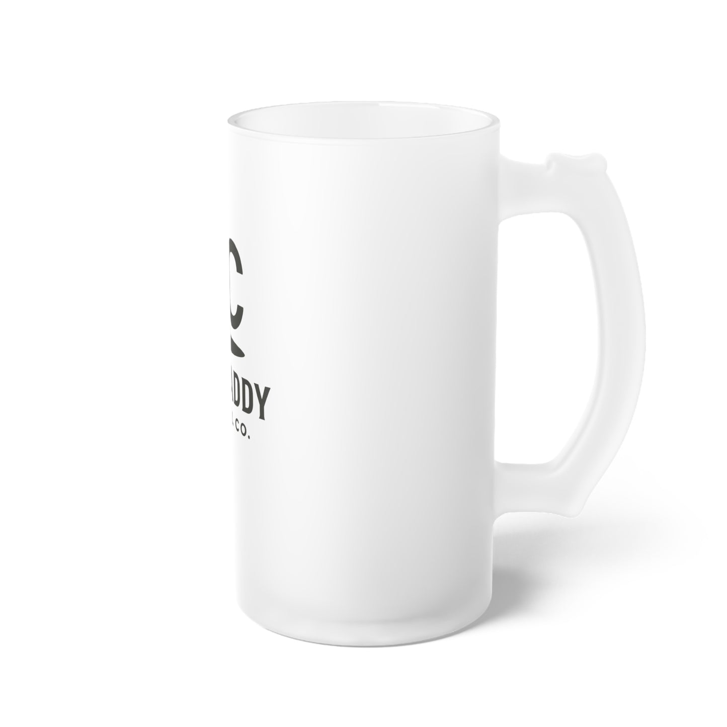 Frosted Glass Beer Mug - Customizable Drinkware for BBQs, Weddings, Parties, Home Bars, and Gifts