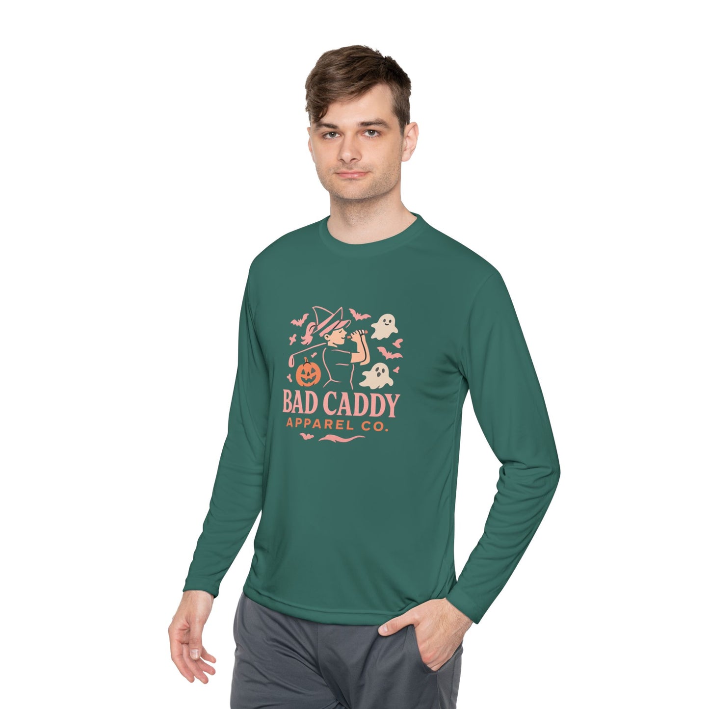 Bad Caddy Apparel Co. Halloween-Themed Unisex Long Sleeve Tee