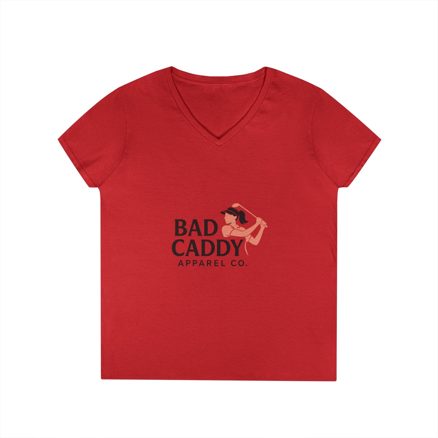 Bad Caddy Apparel Co. Ladies' V-Neck T-Shirt