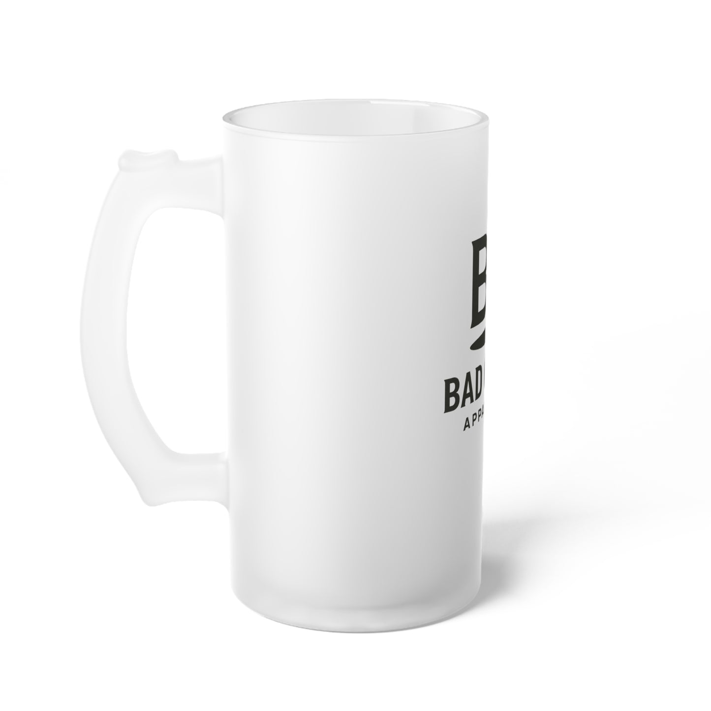 Frosted Glass Beer Mug - Customizable Drinkware for BBQs, Weddings, Parties, Home Bars, and Gifts