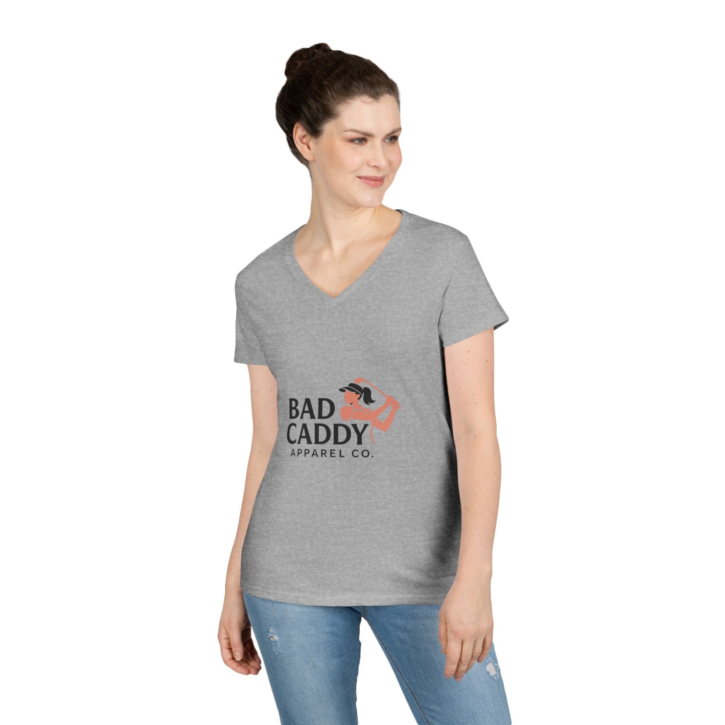 Bad Caddy Apparel Co. Ladies' V-Neck T-Shirt