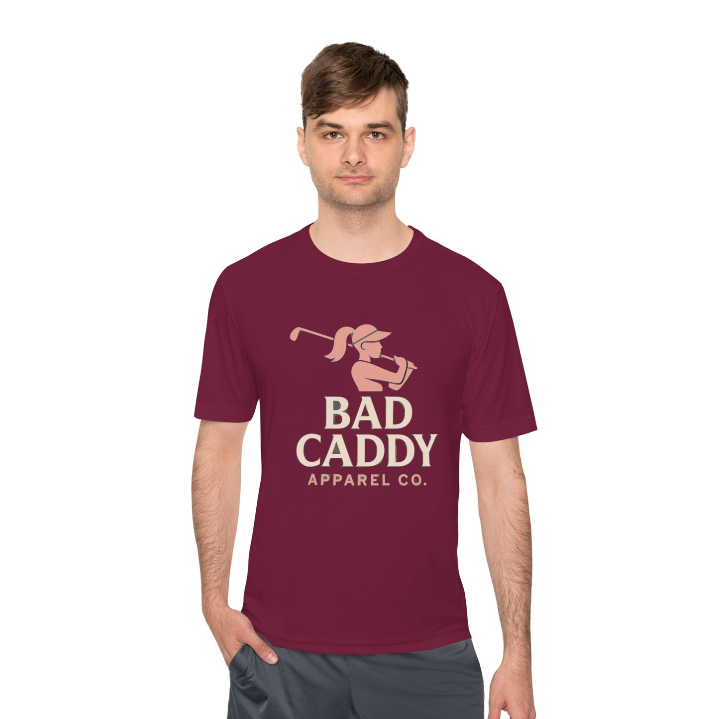 Bad Caddy Golf Tee - Unisex Moisture Wicking Tee