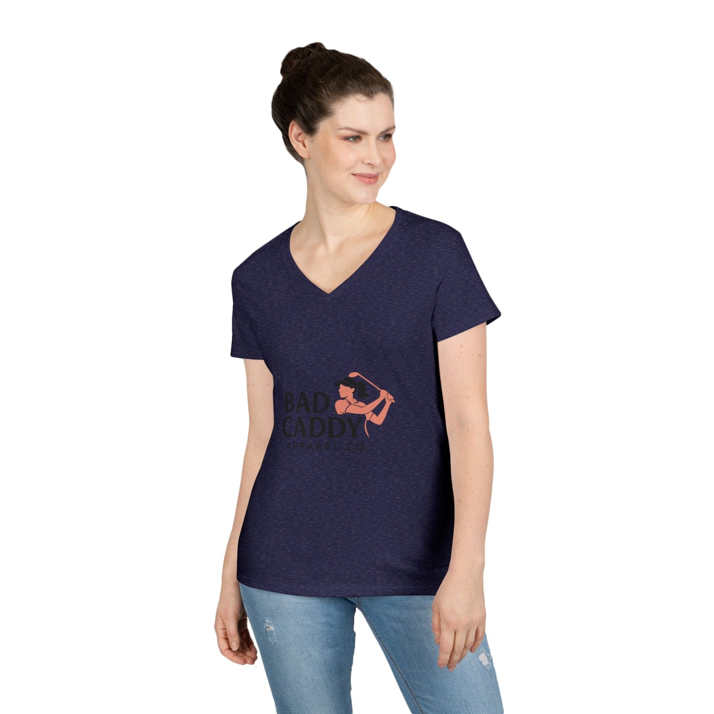 Bad Caddy Apparel Co. Ladies' V-Neck T-Shirt