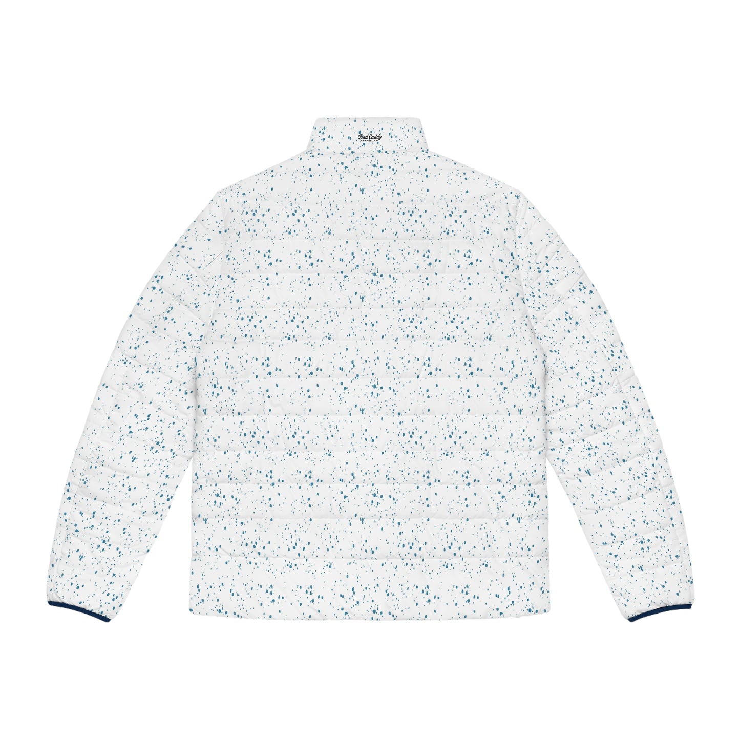White long-sleeve shirt with subtle pattern on a white background