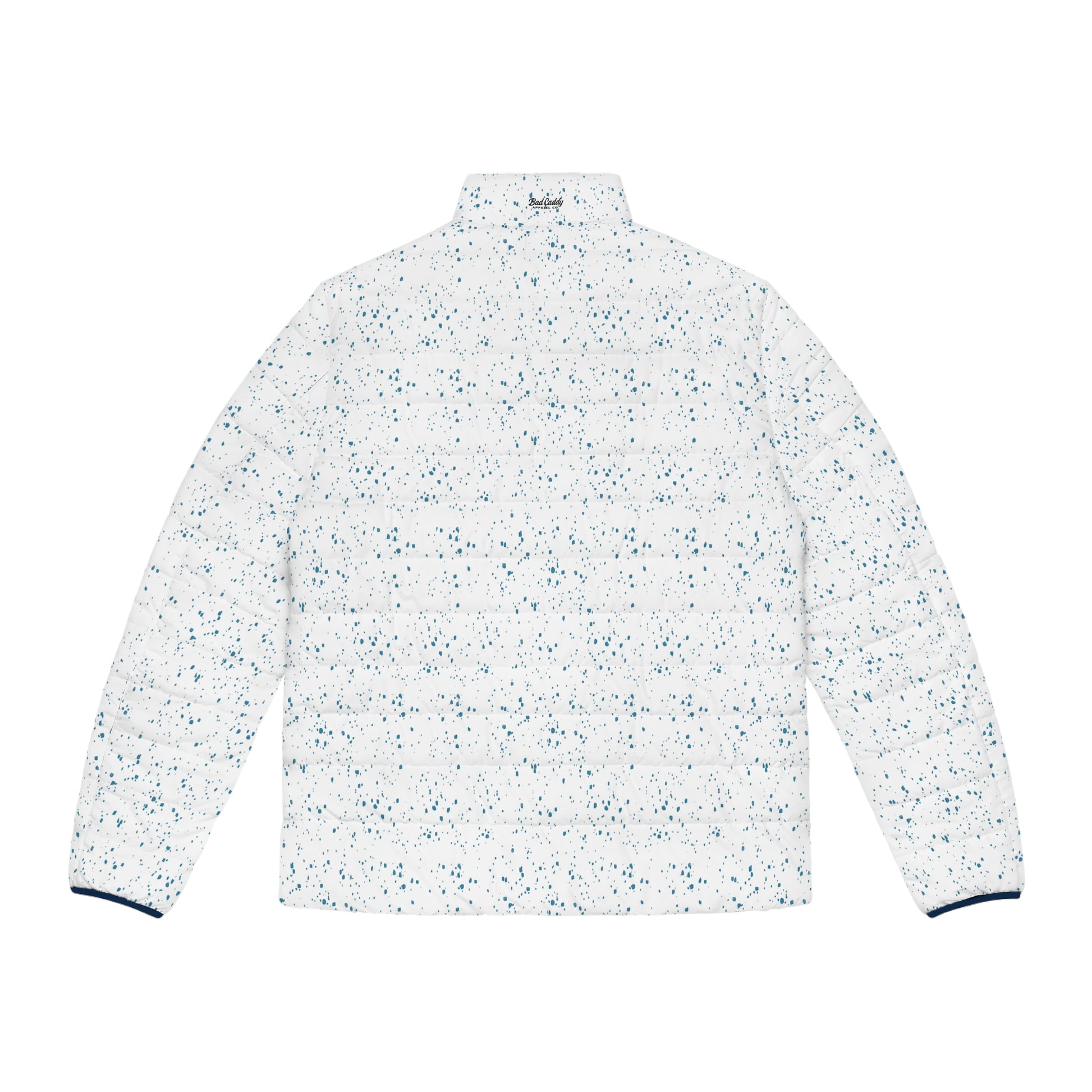 White long-sleeve shirt with subtle pattern on a white background
