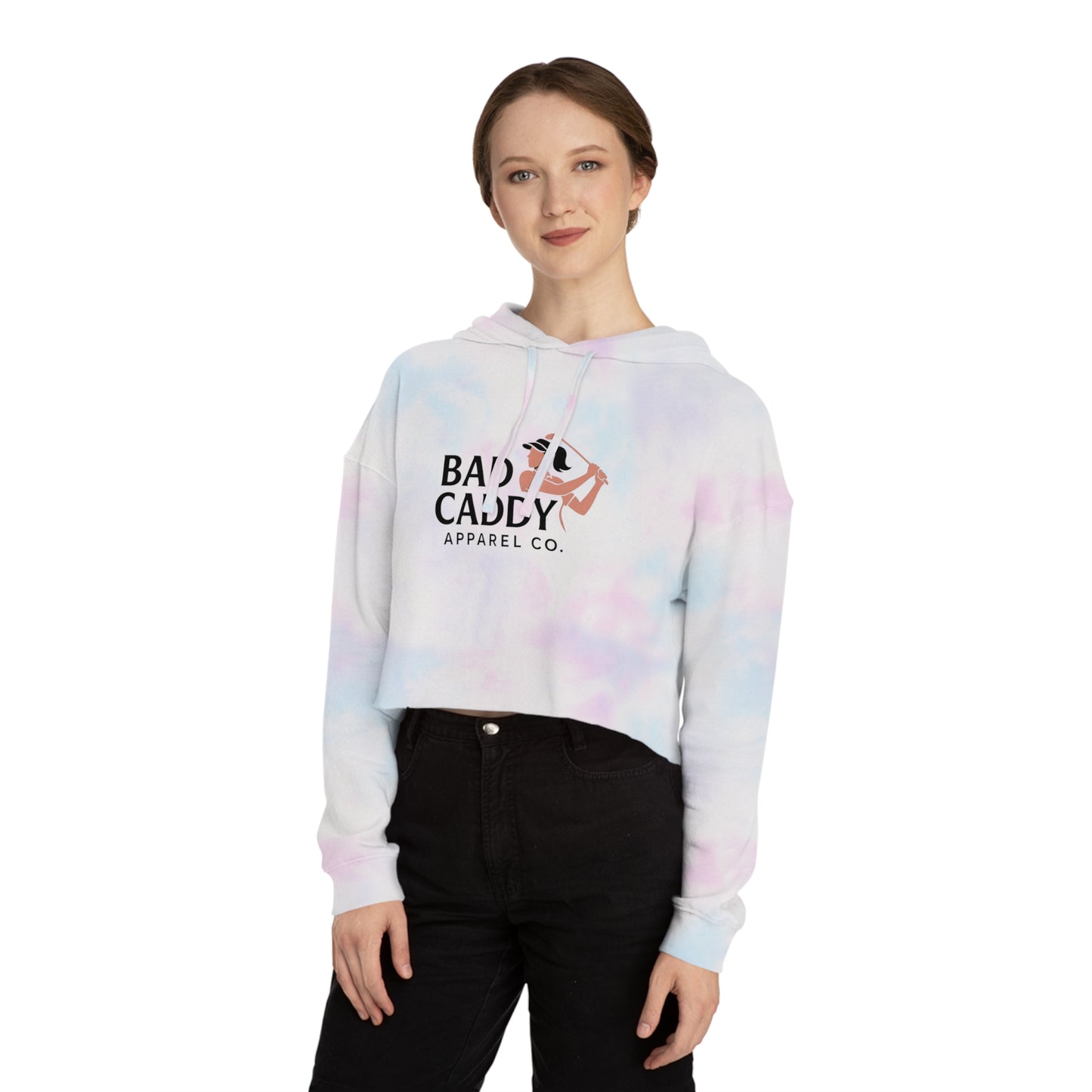 Bad Caddy Apparel Co. Women’s Cropped Hooded Sweatshirt