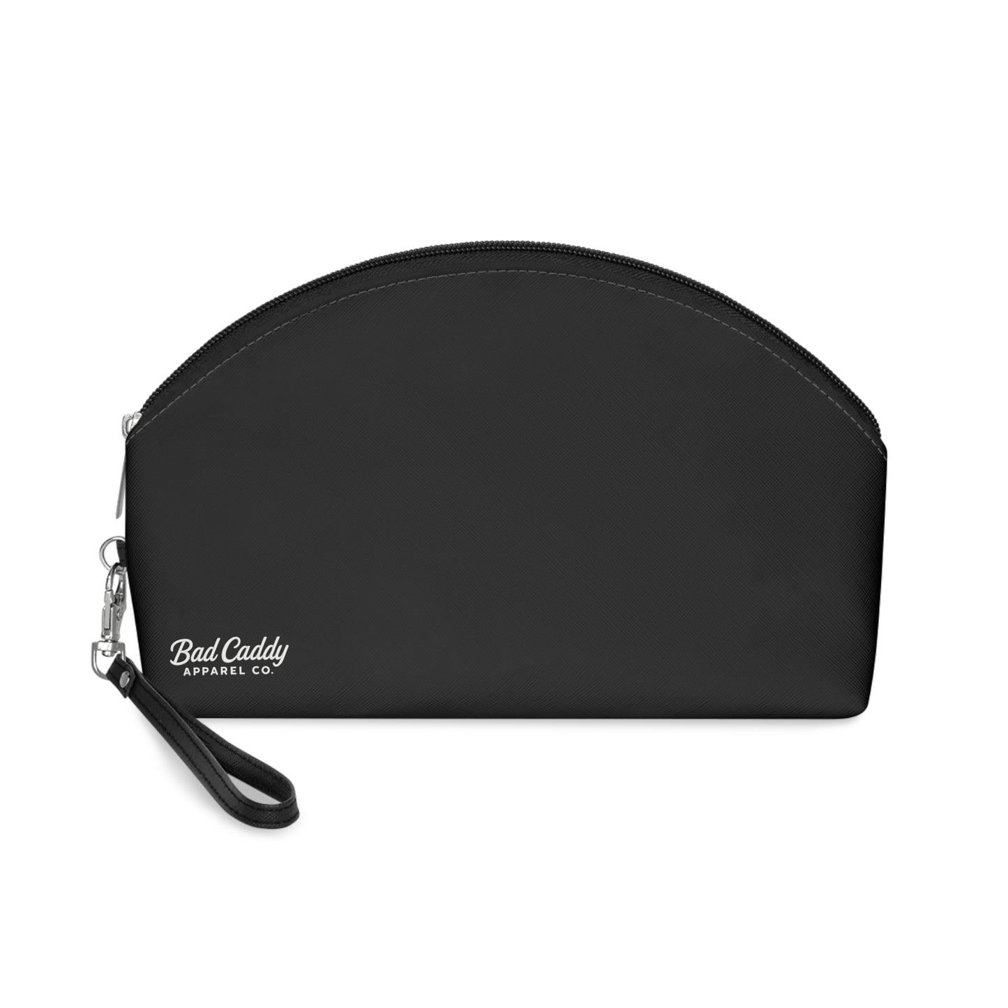 Black pouch with 'Bad Caddy' branding on a white background