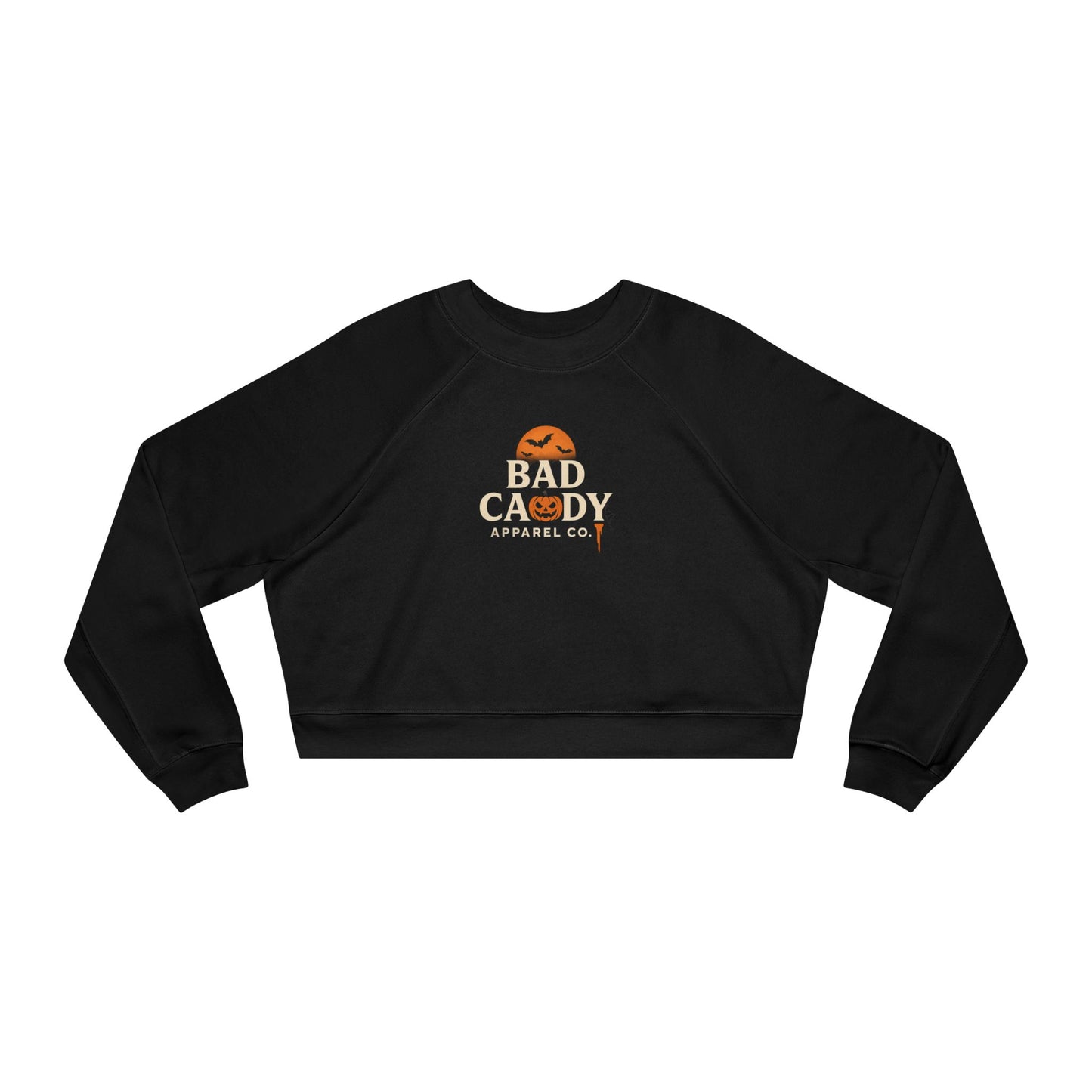 Bad Caddy Apparel Co. Halloween Trendy Cropped Fleece Pullover