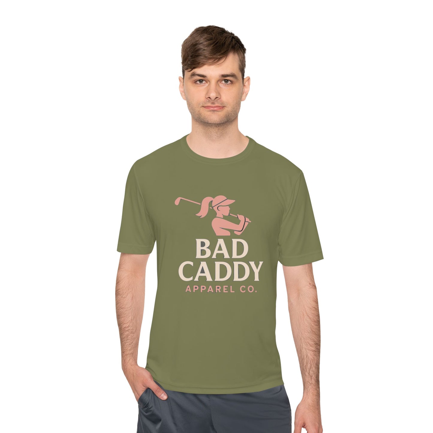Bad Caddy Golf Tee - Unisex Moisture Wicking Tee