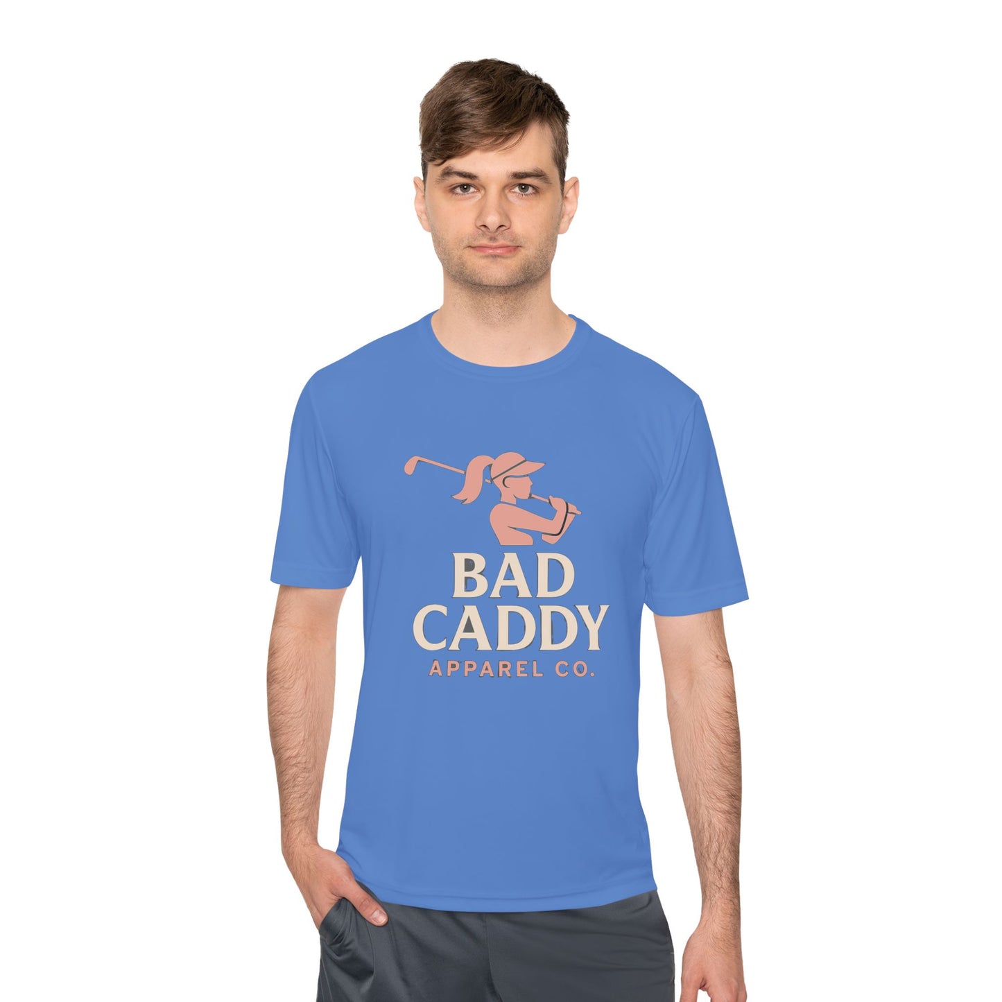 Bad Caddy Golf Tee - Unisex Moisture Wicking Tee